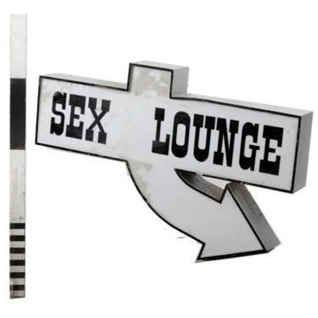 5700025 Lightbox Signage Sex Lounge 1220x830x150 Stockyard Prop And Backdrop Hire