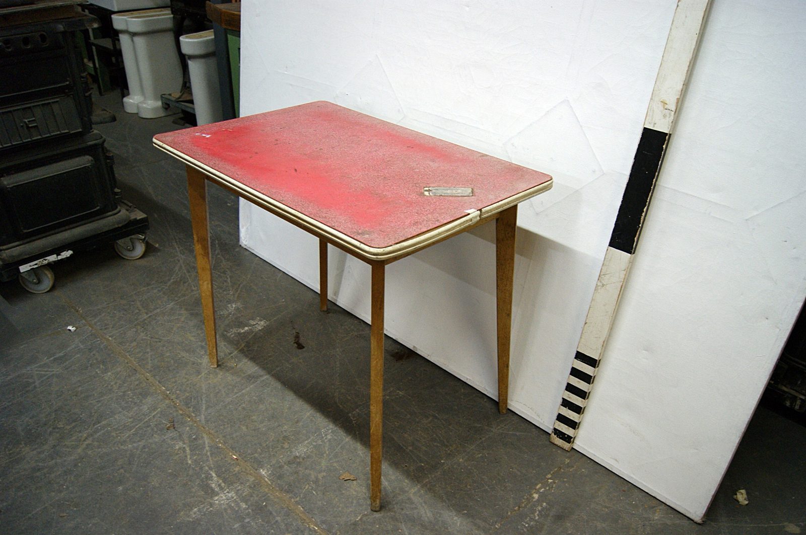 red formica kitchen table